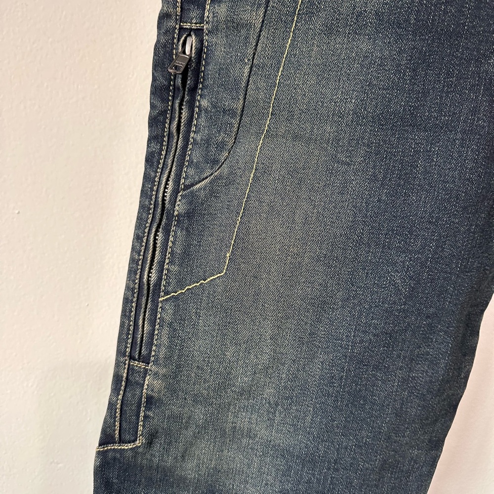 MAXLER JEANS Men's Dark Blue Jeans Riding Jeans, Motorcycle! NWT! Size 36. - Picture 3 of 8